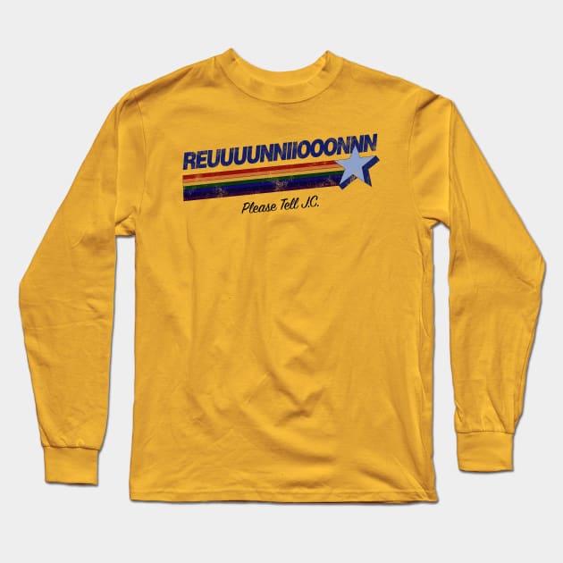 🎵 REUUUUNIOOOON 🎵 (Light Background) Long Sleeve T-Shirt by Girl Were You Alone Podcast